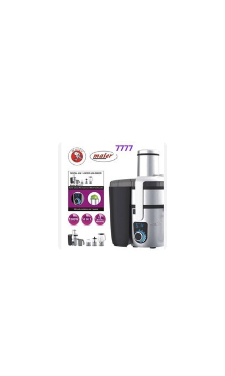 آبمیوه گیری مایر مدل MR7777 ظرفیت ۱.۱ لیتر ۴ کاره